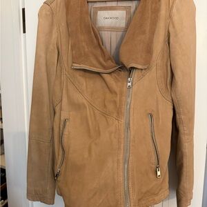 Women's Tan Leather Jacket